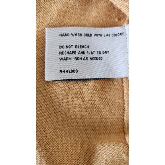 Jaclyn Smith Vintage Tan Short Sleeved Blouse with Crew Neck Women's Size Medium - Picture 4 of 7